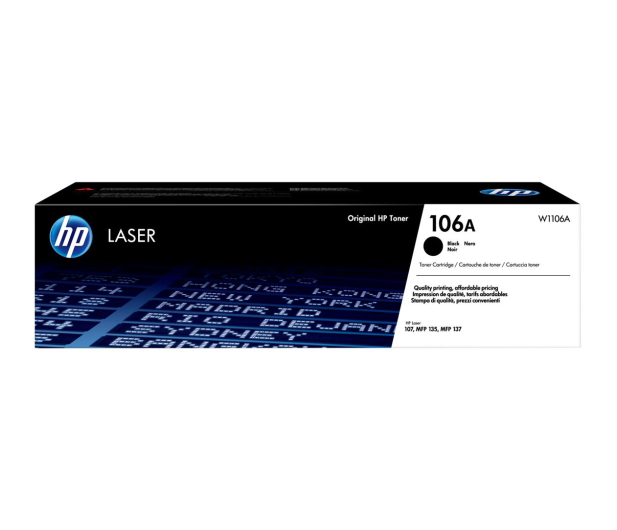 HP 106A Black do 1000str. W1106A - 507439 - zdjęcie